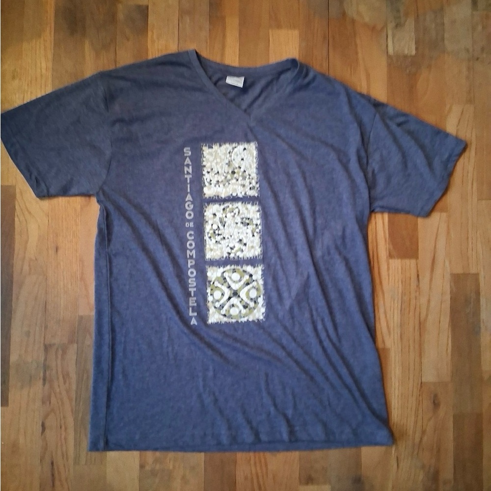 Vintage Santiago de Compostela Graphic T-Shirt XL